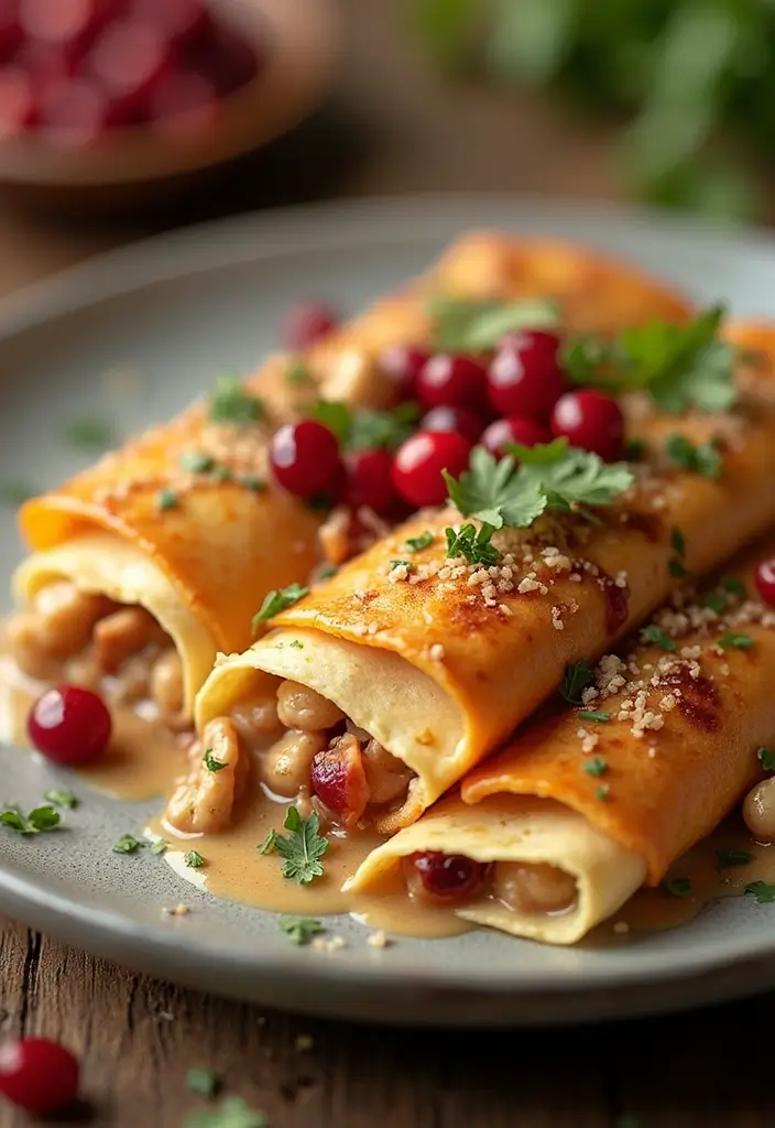 28 Chicken Enchiladas with White Sauce Recipes That Feel Creamy & Rich - 20. Harvest Chicken Enchiladas