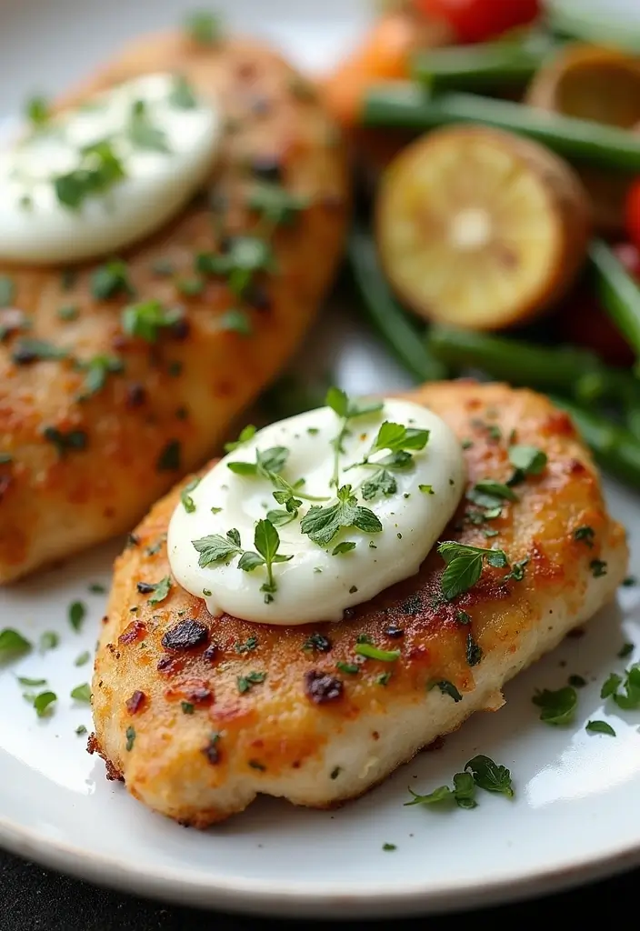 28 Chicken Goat Cheese Recipes That Feel Fancy & Delicious - 1. Herb-Crusted Chicken with Goat Cheese