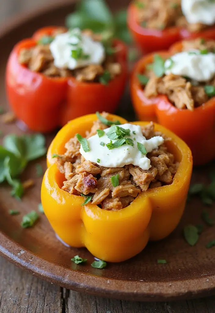 28 Chicken Goat Cheese Recipes That Feel Fancy & Delicious - 2. Chicken and Goat Cheese Stuffed Peppers