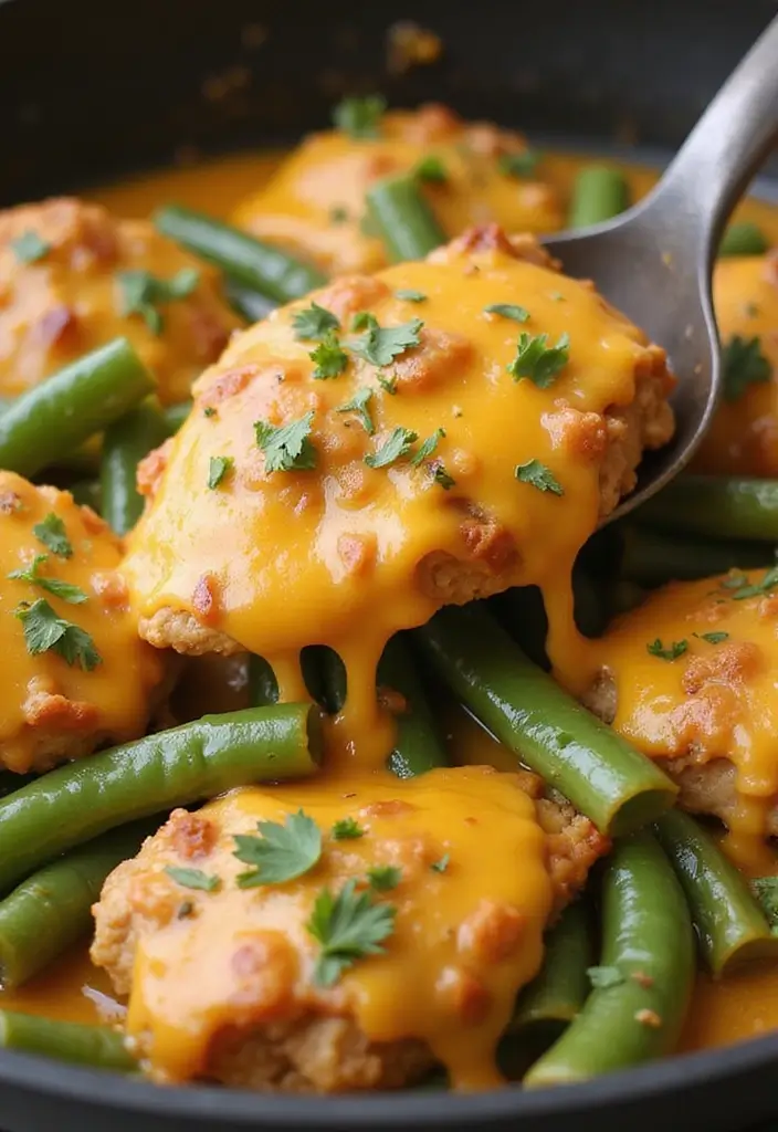 28 Chicken and Green Bean Stir Fry Recipes That Are Quick & Tasty 17 28 Chicken and Green Bean Stir Fry Recipes That Are Quick & Tasty - 16. Cheesy Chicken and Green Beans