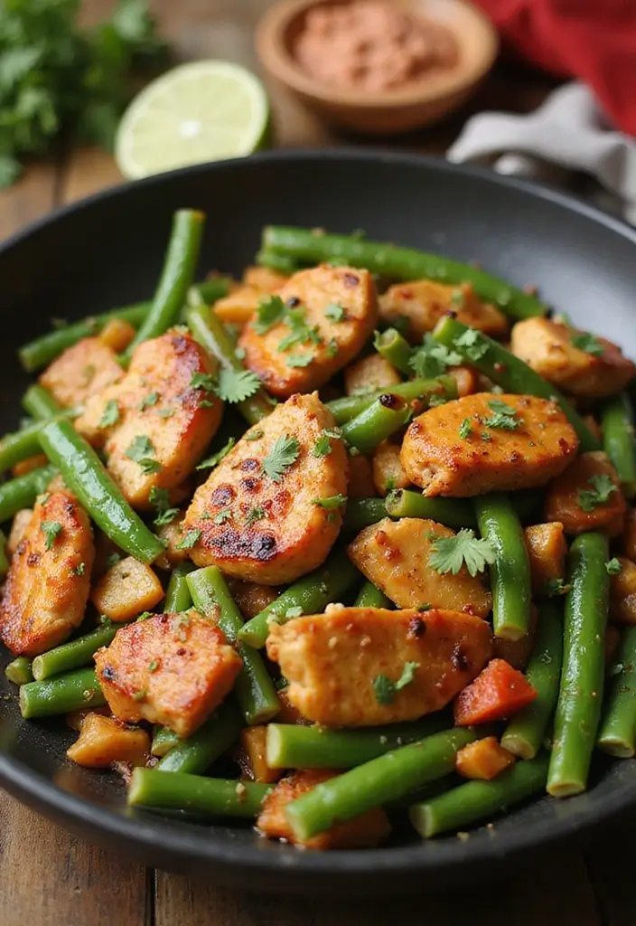 28 Chicken and Green Bean Stir Fry Recipes That Are Quick & Tasty 20 28 Chicken and Green Bean Stir Fry Recipes That Are Quick & Tasty - 19. Southwest Chicken and Green Beans