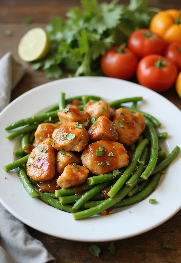 28 Chicken and Green Bean Stir Fry Recipes That Are Quick & Tasty 3 28 Chicken and Green Bean Stir Fry Recipes That Are Quick & Tasty - 2. Honey Garlic Chicken and Green Beans
