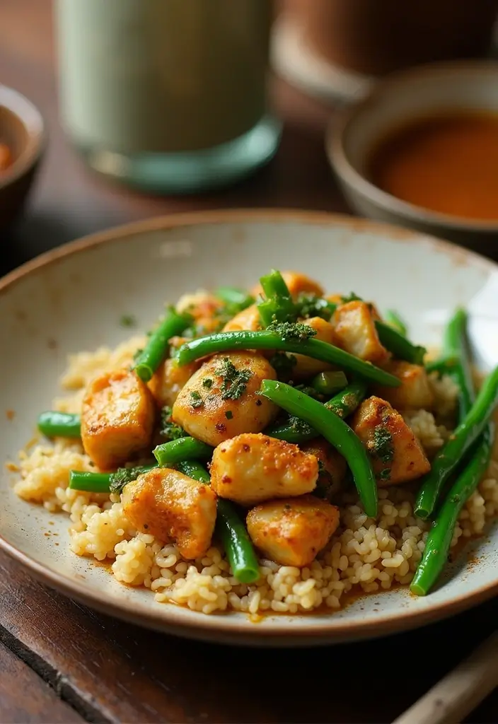 28 Chicken and Green Bean Stir Fry Recipes That Are Quick & Tasty 25 28 Chicken and Green Bean Stir Fry Recipes That Are Quick & Tasty - 24. Mustard Chicken and Green Beans