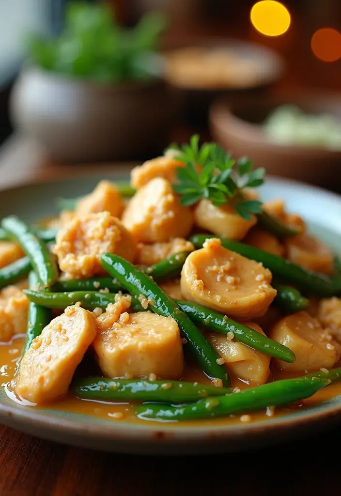 28 Chicken and Green Bean Stir Fry Recipes That Are Quick & Tasty 27 28 Chicken and Green Bean Stir Fry Recipes That Are Quick & Tasty - 26. Creamy Chicken and Green Beans