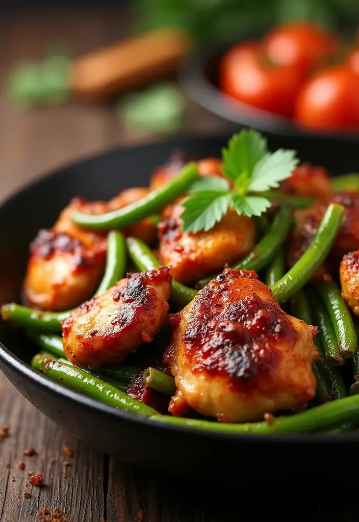 28 Chicken and Green Bean Stir Fry Recipes That Are Quick & Tasty 9 28 Chicken and Green Bean Stir Fry Recipes That Are Quick & Tasty - 8. Barbecue Chicken and Green Beans