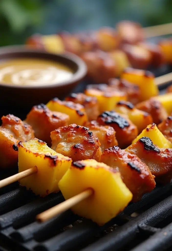 28 Chicken and Pineapple Recipes That Feel Tropical & Sweet - 1. Tropical Pineapple Chicken Skewers