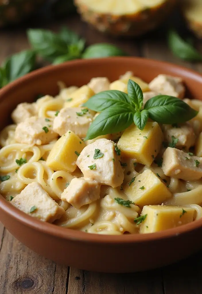 28 Chicken and Pineapple Recipes That Feel Tropical & Sweet - 15. Pineapple Chicken Pasta
