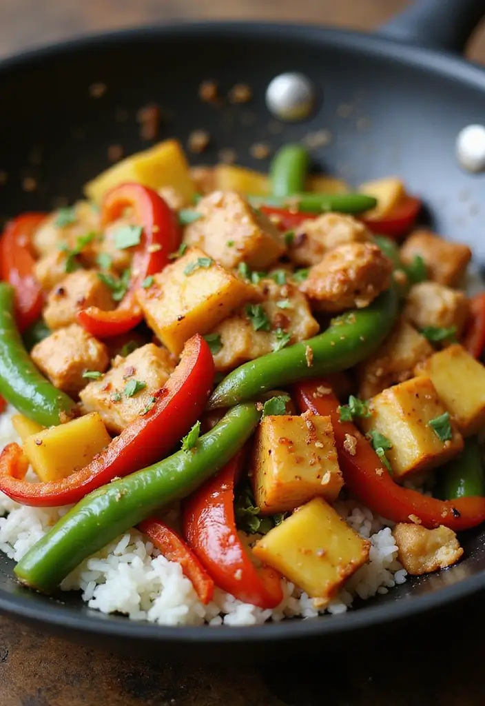 28 Chicken and Pineapple Recipes That Feel Tropical & Sweet - 2. Pineapple Chicken Stir-Fry