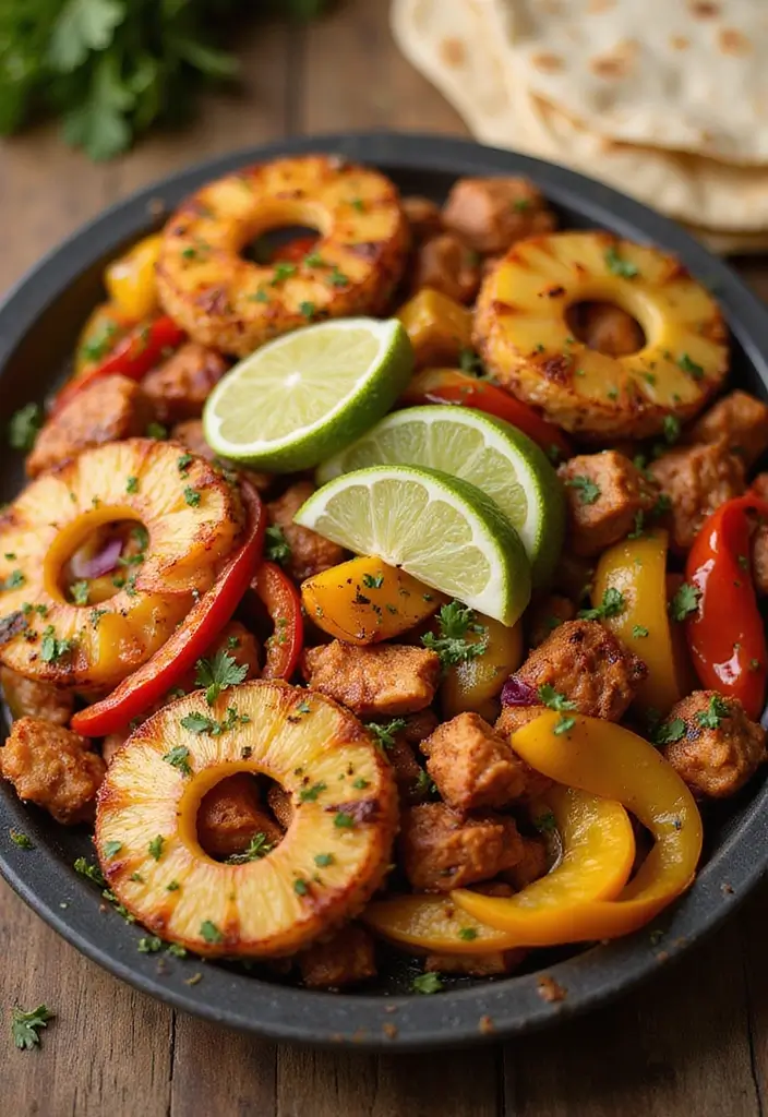 28 Chicken and Pineapple Recipes That Feel Tropical & Sweet - 22. Pineapple Chicken Fajitas