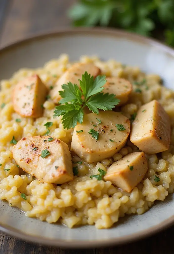 28 Chicken and Pineapple Recipes That Feel Tropical & Sweet - 26. Pineapple Chicken Risotto