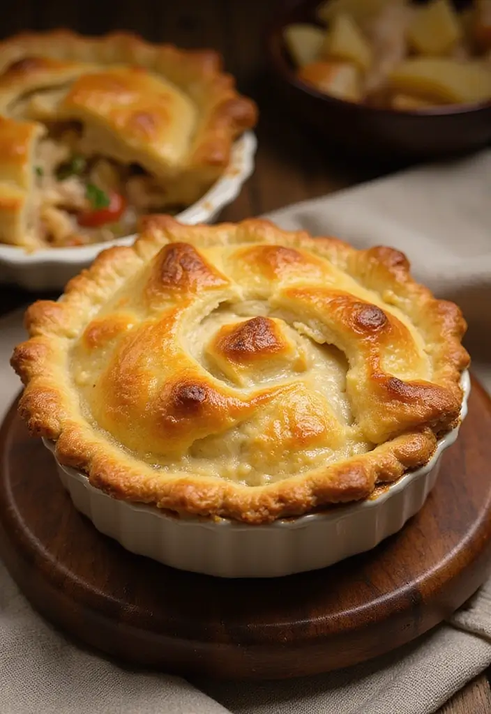 28 Chicken and Pineapple Recipes That Feel Tropical & Sweet - 27. Pineapple Chicken Pot Pie