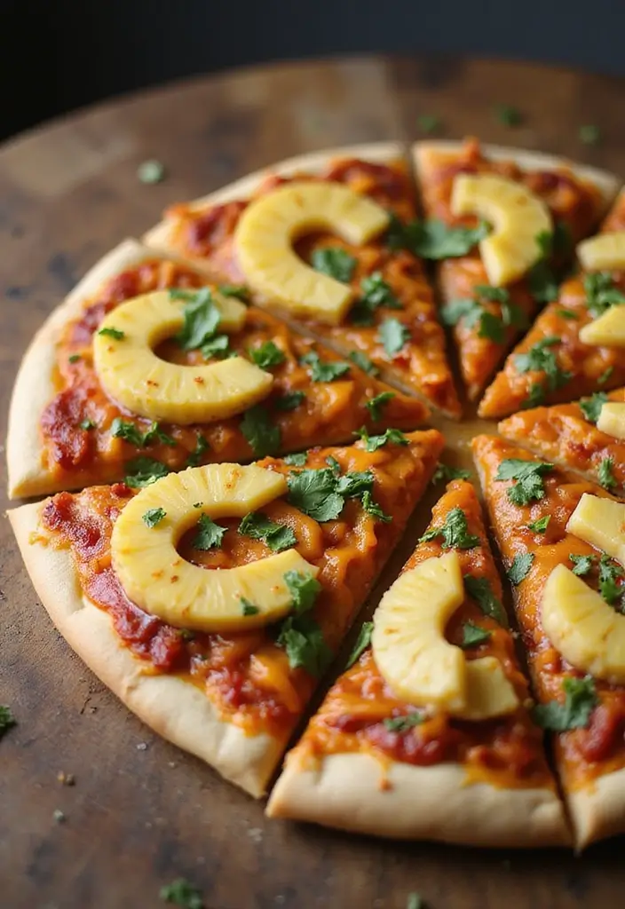 28 Chicken and Pineapple Recipes That Feel Tropical & Sweet - 3. Pineapple BBQ Chicken Pizza