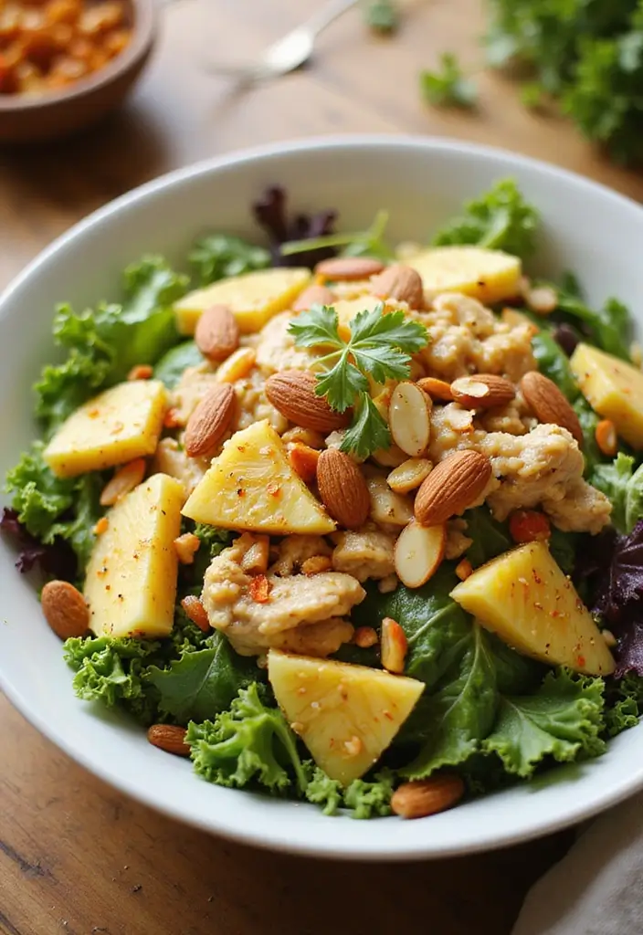 28 Chicken and Pineapple Recipes That Feel Tropical & Sweet - 6. Pineapple and Chicken Salad