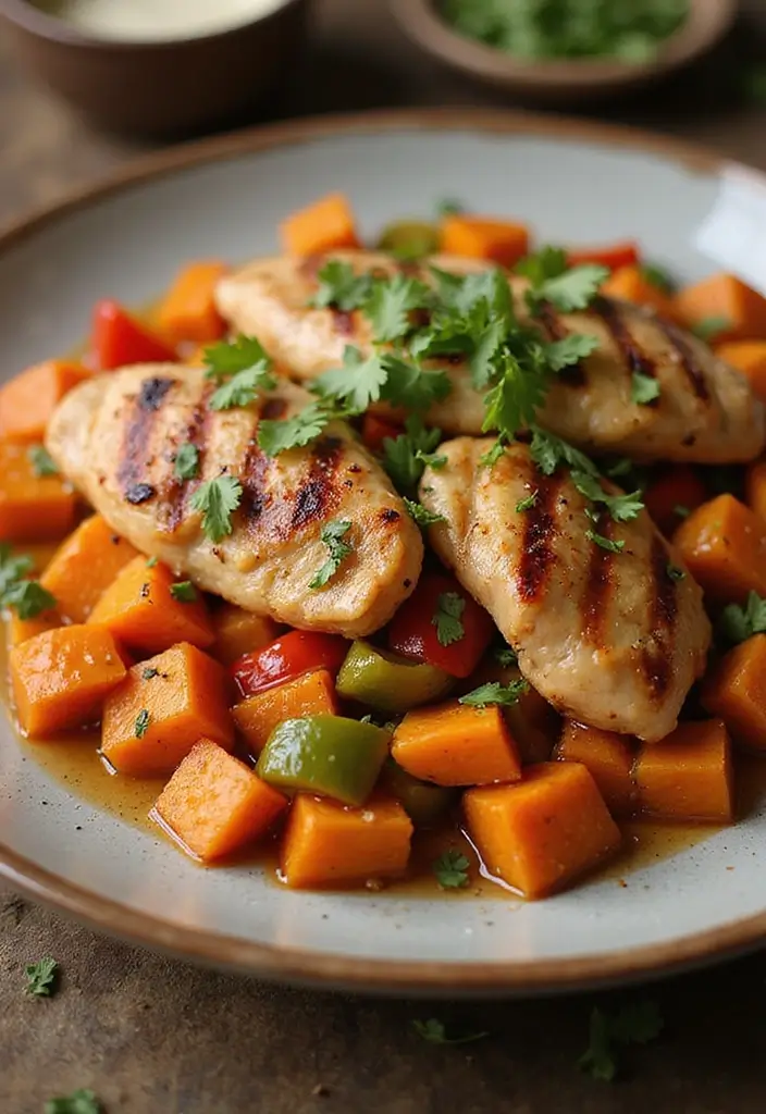 28 Delicious Frozen Grilled Chicken Strips Recipes That Are Quick & Healthy 22 28 Delicious Frozen Grilled Chicken Strips Recipes That Are Quick & Healthy - 21. Chicken and Sweet Potato Hash