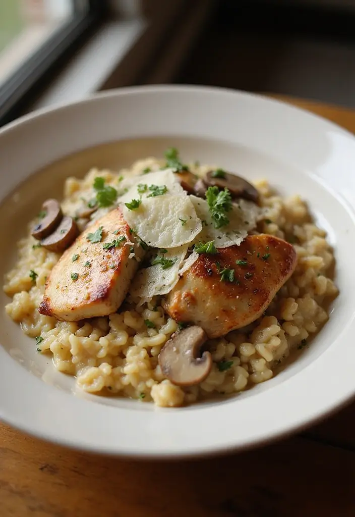 28 Delicious Frozen Grilled Chicken Strips Recipes That Are Quick & Healthy 26 28 Delicious Frozen Grilled Chicken Strips Recipes That Are Quick & Healthy - 25. Chicken and Mushroom Risotto