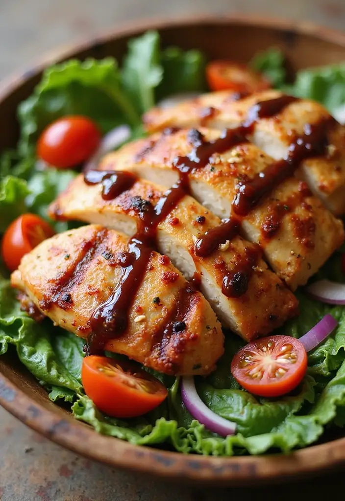 28 Delicious Frozen Grilled Chicken Strips Recipes That Are Quick & Healthy 4 28 Delicious Frozen Grilled Chicken Strips Recipes That Are Quick & Healthy - 3. BBQ Chicken Salad
