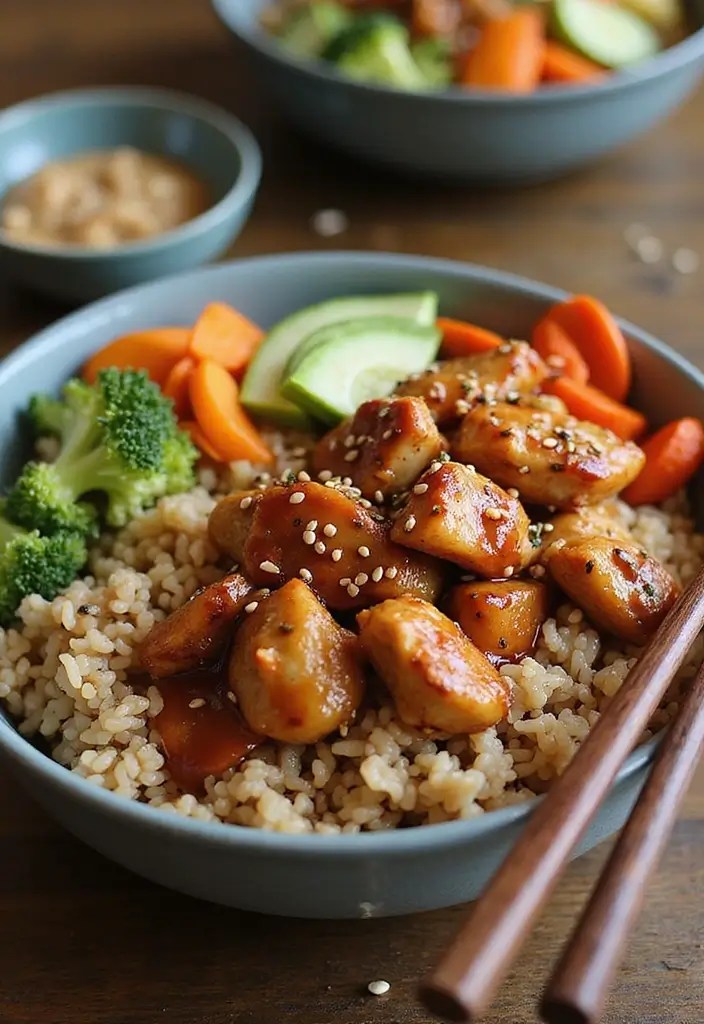 28 Delicious Frozen Grilled Chicken Strips Recipes That Are Quick & Healthy 6 28 Delicious Frozen Grilled Chicken Strips Recipes That Are Quick & Healthy - 5. Chicken Teriyaki Rice Bowl