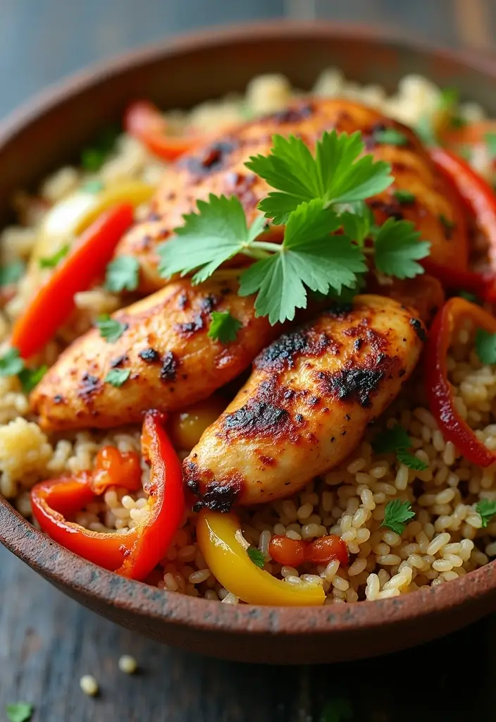 28 Delicious Frozen Grilled Chicken Strips Recipes That Are Quick & Healthy 7 28 Delicious Frozen Grilled Chicken Strips Recipes That Are Quick & Healthy - 6. Chicken Fajita Bowl