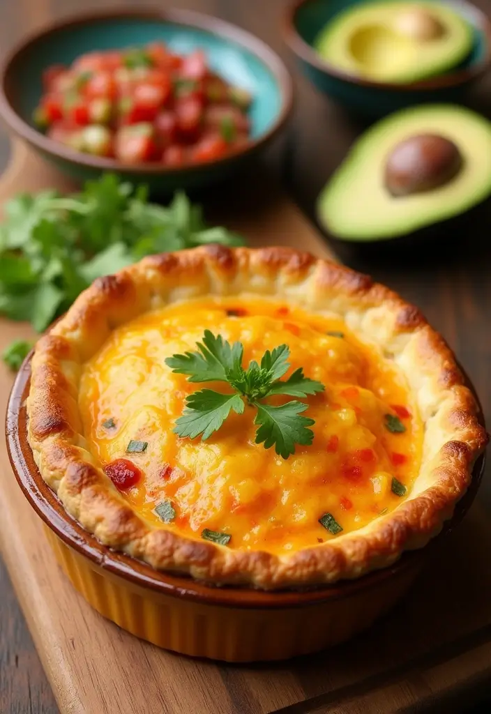 28 Double Crust Chicken Pot Pie Recipes That Are Golden & Flaky - 4. Spicy Southwest Chicken Pot Pie