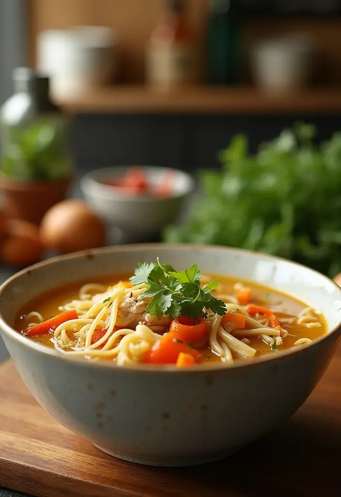 28 Easy Chicken Recipes with Few Ingredients That Still Impress - 10. Chicken Noodle Soup