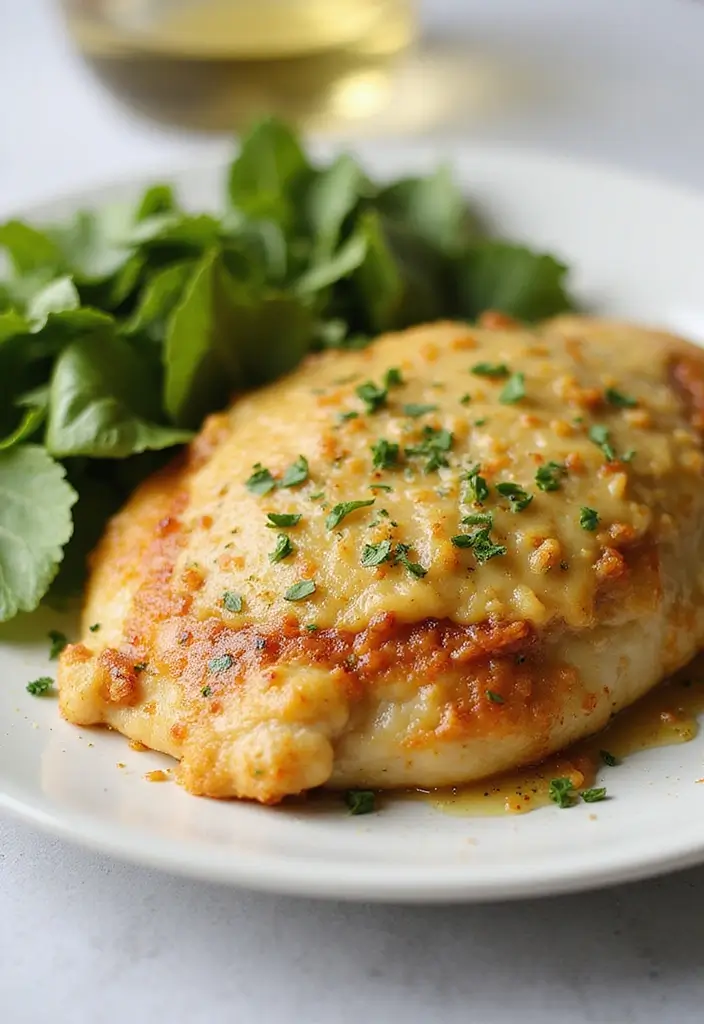 28 Easy Chicken Recipes with Few Ingredients That Still Impress - 14. Garlic Parmesan Chicken