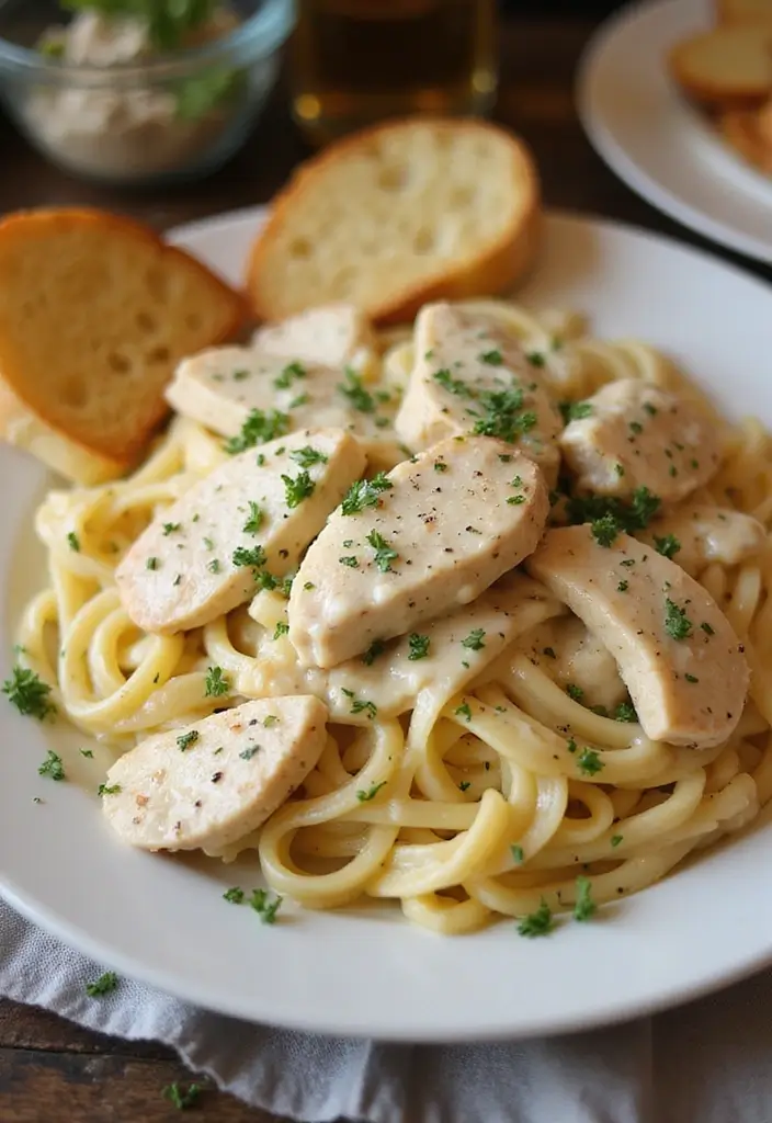 28 Easy Chicken Recipes with Few Ingredients That Still Impress - 20. Chicken Alfredo