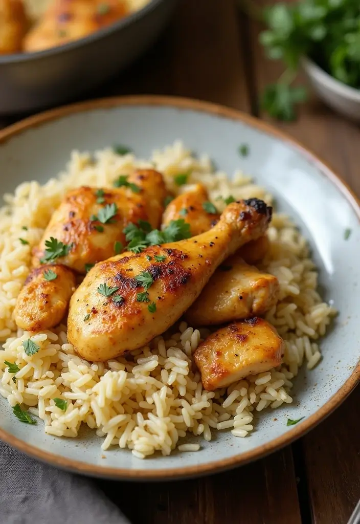 28 Hey Hey Moana Chicken Recipes Inspired by Island Flavors 20 28 Hey Hey Moana Chicken Recipes Inspired by Island Flavors - 19. Garlic Butter Chicken and Rice