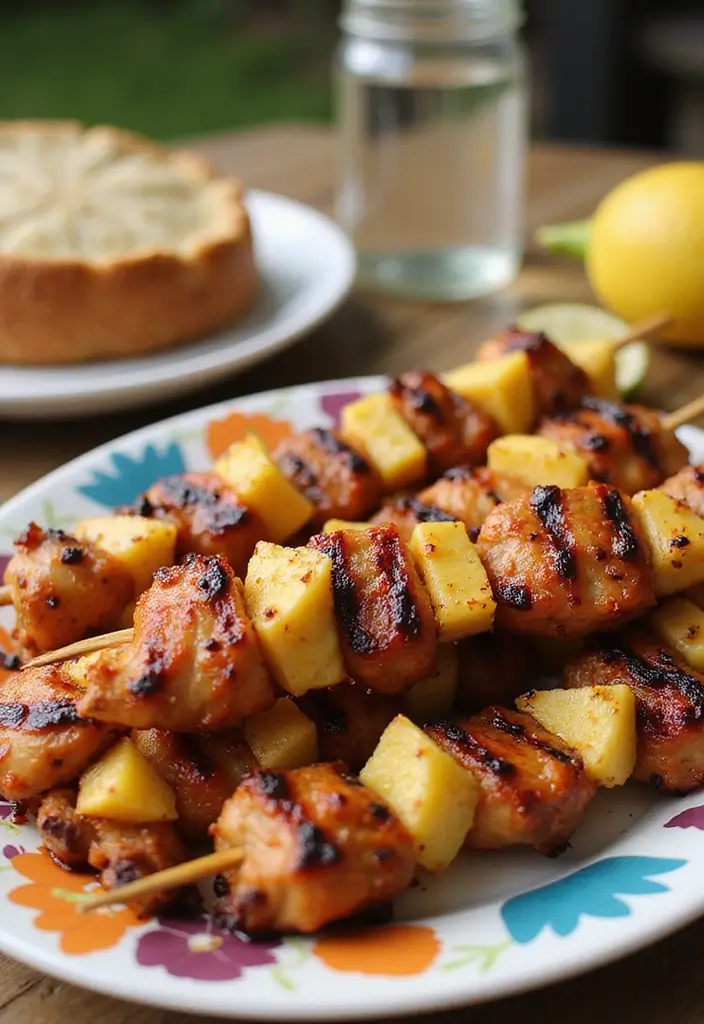 28 Hey Hey Moana Chicken Recipes Inspired by Island Flavors 5 28 Hey Hey Moana Chicken Recipes Inspired by Island Flavors - 4. Pineapple BBQ Chicken Skewers