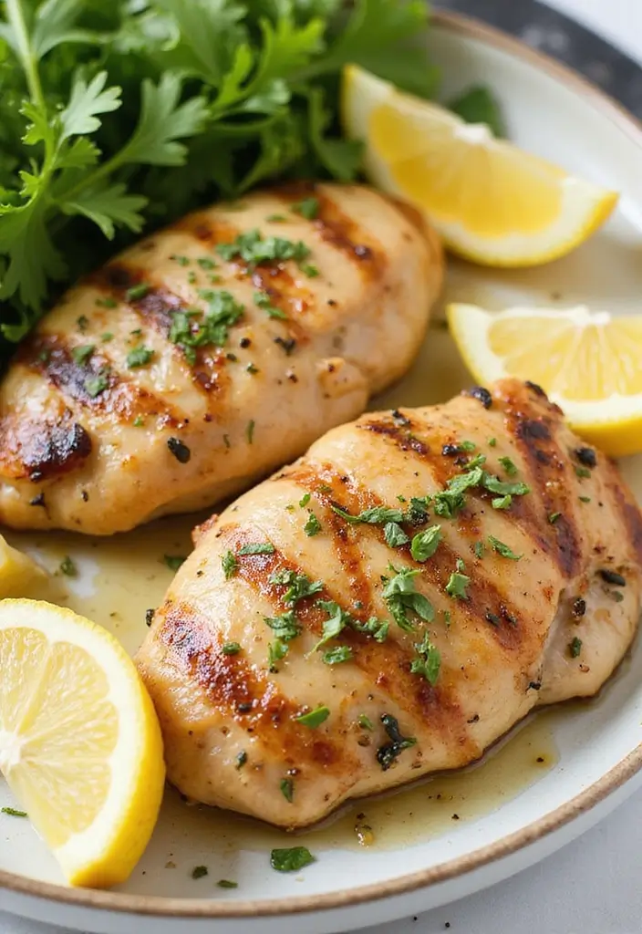 28 Low Cholesterol Chicken Recipes That Are Heart-Healthy and Delicious 3 28 Low Cholesterol Chicken Recipes That Are Heart-Healthy and Delicious - 2. Lemon Herb Grilled Chicken