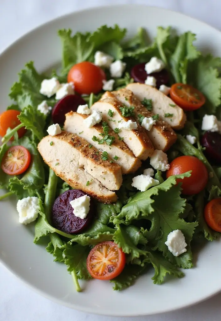 28 Low Cholesterol Chicken Recipes That Are Heart-Healthy and Delicious 25 28 Low Cholesterol Chicken Recipes That Are Heart-Healthy and Delicious - 24. Chicken and Beet Salad