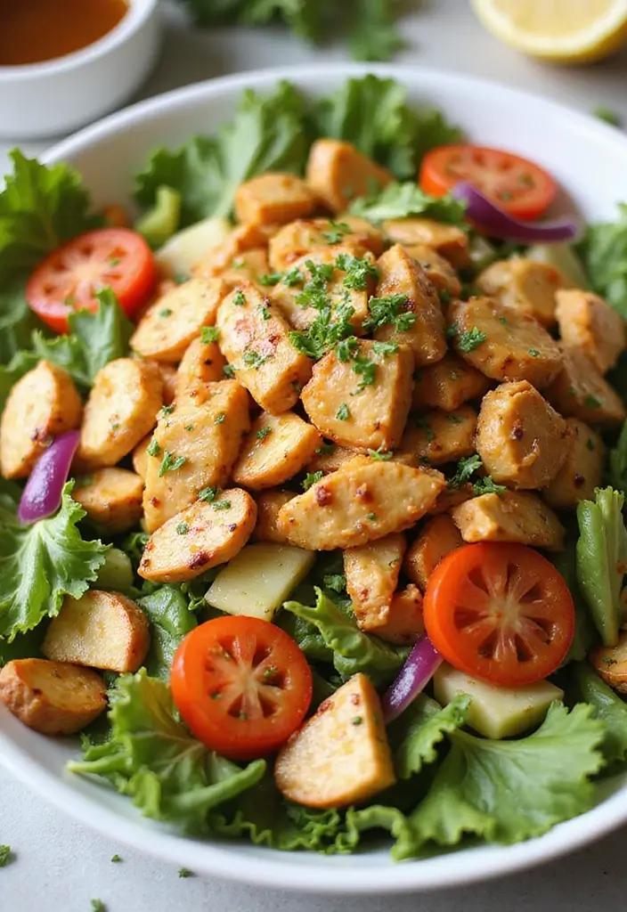 28 Low Cholesterol Chicken Recipes That Are Heart-Healthy and Delicious 29 28 Low Cholesterol Chicken Recipes That Are Heart-Healthy and Delicious - 28. Ginger Chicken Salad
