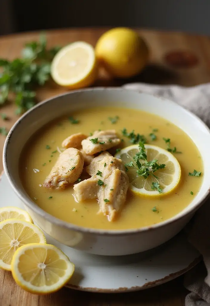 29 Greek Lemon Chicken Soup Recipes That Feel Warm & Bright 13 29 Greek Lemon Chicken Soup Recipes That Feel Warm & Bright - 12. Herbed Lemon Chicken Soup