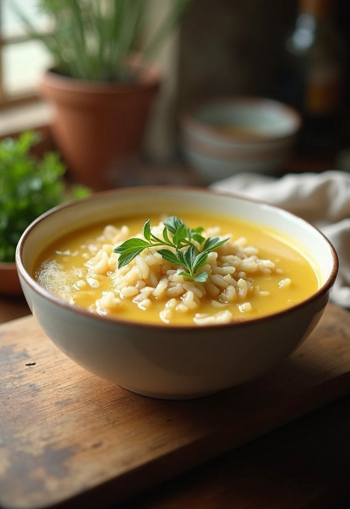 29 Greek Lemon Chicken Soup Recipes That Feel Warm & Bright 6 29 Greek Lemon Chicken Soup Recipes That Feel Warm & Bright - 5. Lemon Chicken and Rice Soup