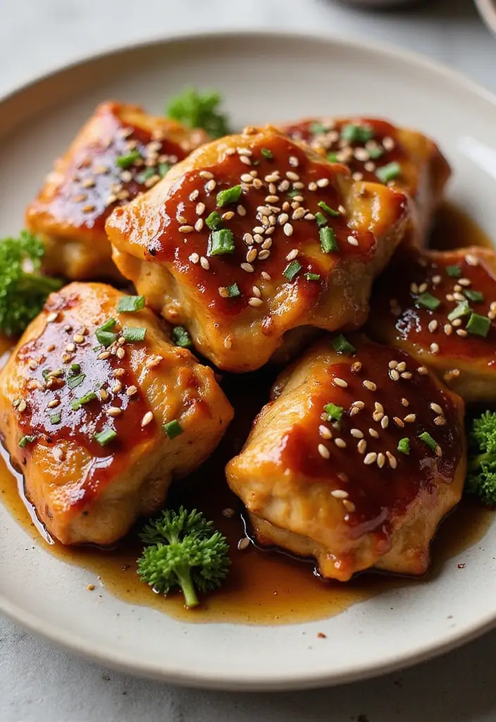 29 Honey Soy Chicken Thighs Recipes That Are Savory & Tender 19 29 Honey Soy Chicken Thighs Recipes That Are Savory & Tender - 18. Honey Soy Chicken Thighs in Teriyaki Sauce