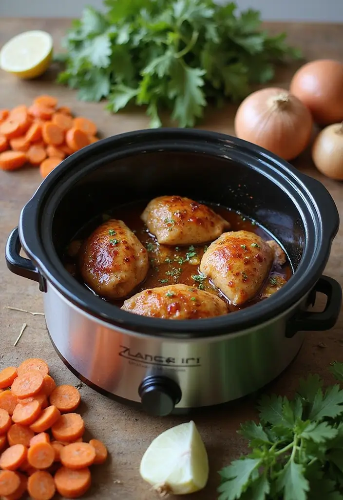 29 Honey Soy Chicken Thighs Recipes That Are Savory & Tender 6 29 Honey Soy Chicken Thighs Recipes That Are Savory & Tender - 5. Slow Cooker Honey Soy Chicken Thighs