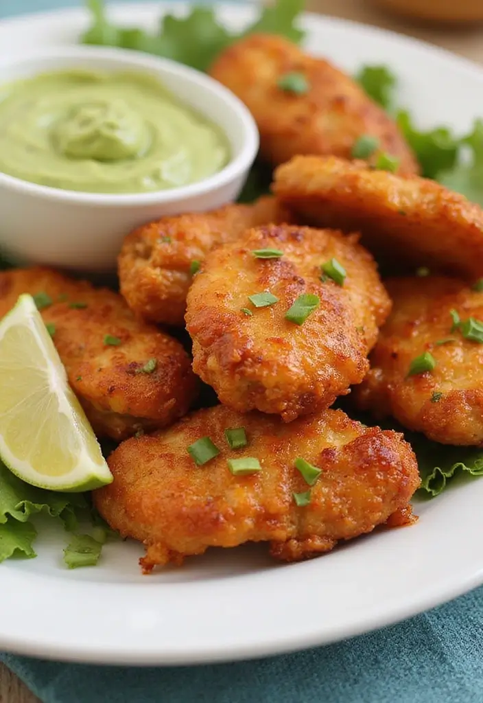 29 Hot Honey Chicken Tenders That Bring the Perfect Burn 12 29 Hot Honey Chicken Tenders That Bring the Perfect Burn - 11. Hot Honey Chicken Tenders with Avocado Cream