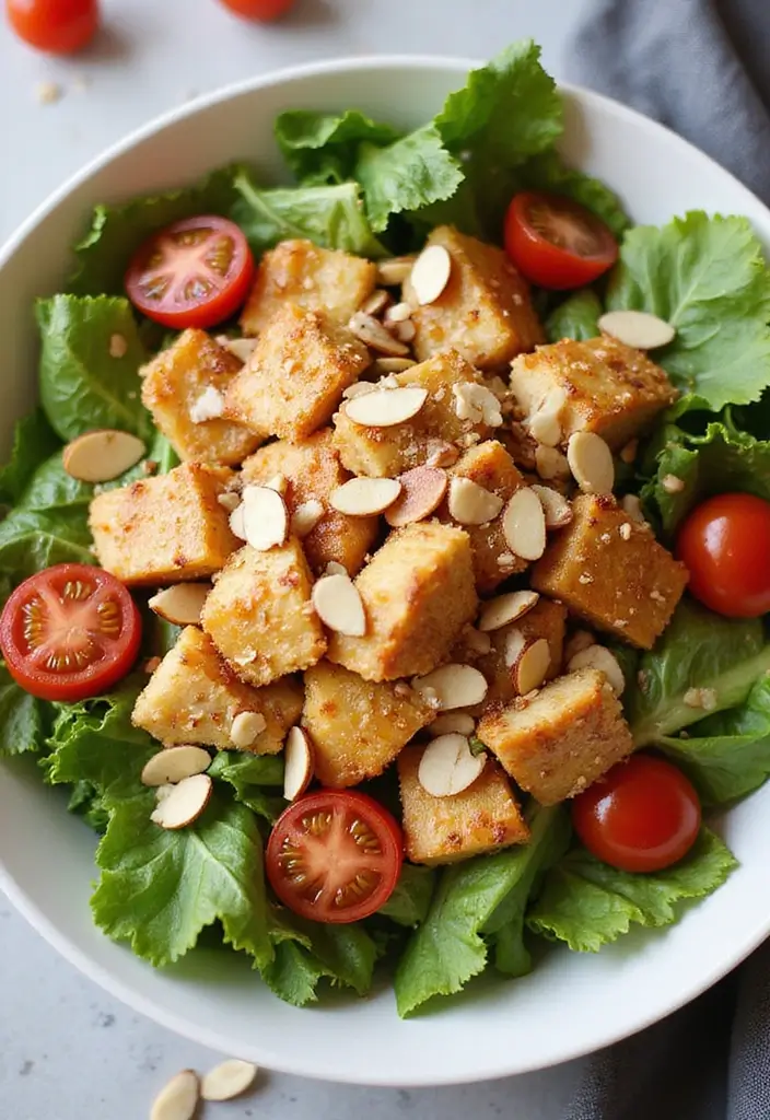 29 Hot Honey Chicken Tenders That Bring the Perfect Burn 20 29 Hot Honey Chicken Tenders That Bring the Perfect Burn - 19. Hot Honey Chicken Tender Salad