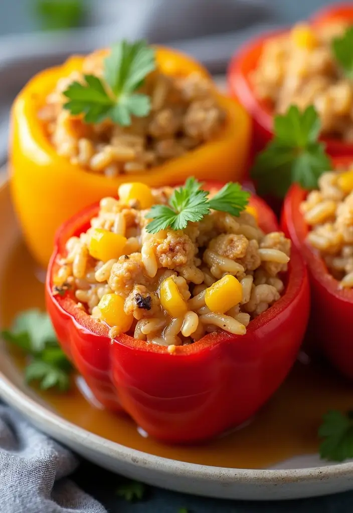 29 Hot Honey Chicken Tenders That Bring the Perfect Burn 23 29 Hot Honey Chicken Tenders That Bring the Perfect Burn - 22. Hot Honey Chicken Tender Stuffed Peppers