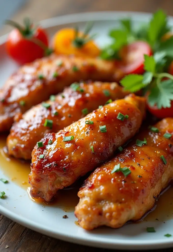 29 Hot Honey Chicken Tenders That Bring the Perfect Burn 5 29 Hot Honey Chicken Tenders That Bring the Perfect Burn - 4. Honey Garlic Chicken Tenders