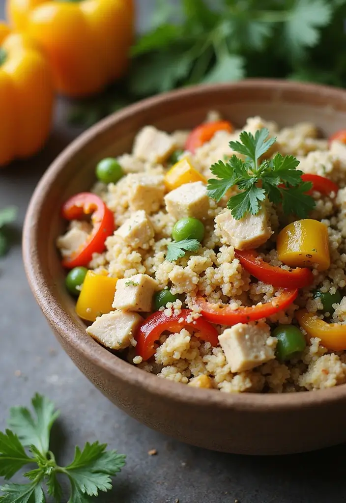 29 Round Swamp Farm Chicken Salad Recipes That Are Fresh & Classic 13 29 Round Swamp Farm Chicken Salad Recipes That Are Fresh & Classic - 12. Quinoa Chicken Salad