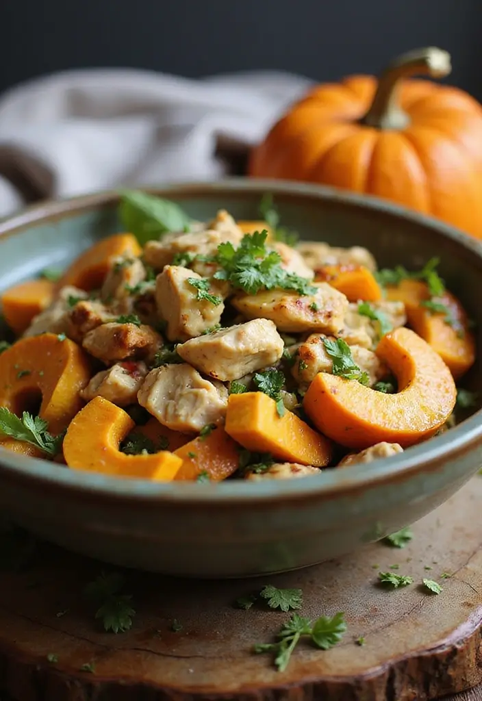 29 Round Swamp Farm Chicken Salad Recipes That Are Fresh & Classic 15 29 Round Swamp Farm Chicken Salad Recipes That Are Fresh & Classic - 14. Pumpkin Chicken Salad