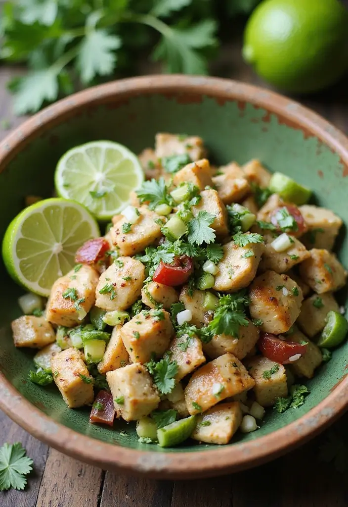 29 Round Swamp Farm Chicken Salad Recipes That Are Fresh & Classic 16 29 Round Swamp Farm Chicken Salad Recipes That Are Fresh & Classic - 15. Cilantro Lime Chicken Salad