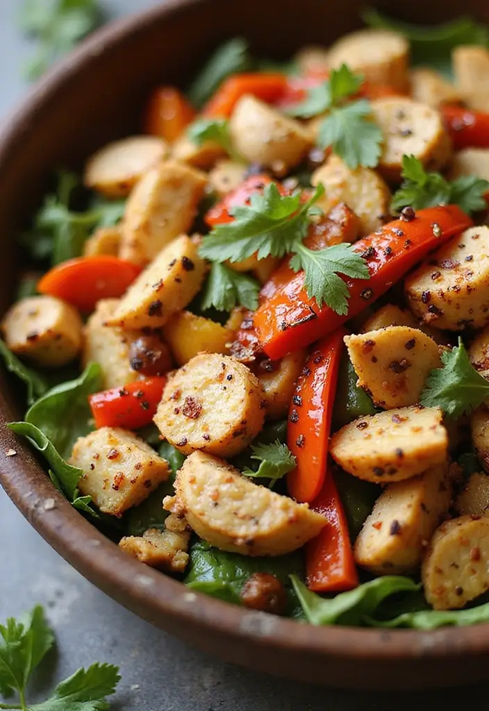 29 Round Swamp Farm Chicken Salad Recipes That Are Fresh & Classic 22 29 Round Swamp Farm Chicken Salad Recipes That Are Fresh & Classic - 21. Roasted Red Pepper Chicken Salad