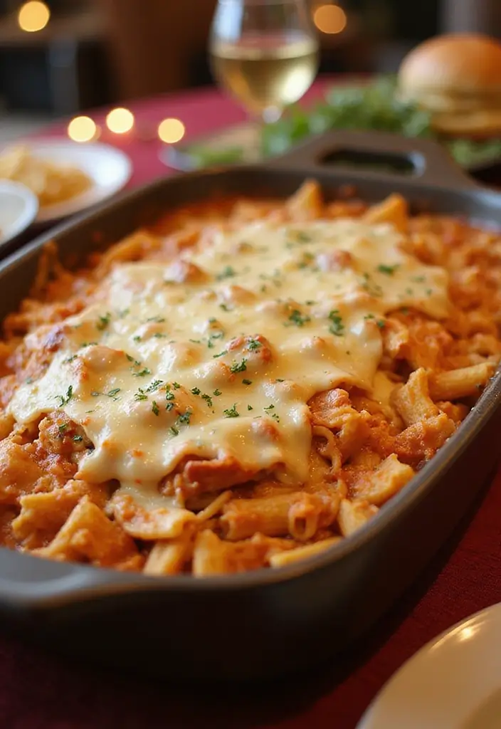 29 Shredded Chicken Breast Recipes That Are Versatile & Juicy - 13. Shredded Chicken Baked Ziti