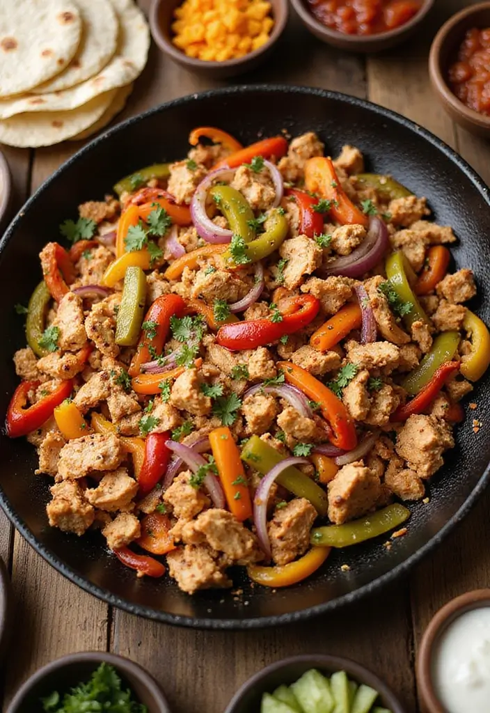 29 Shredded Chicken Breast Recipes That Are Versatile & Juicy - 14. Shredded Chicken Fajitas