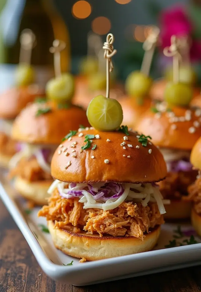 29 Shredded Chicken Breast Recipes That Are Versatile & Juicy - 16. Shredded Chicken Sliders