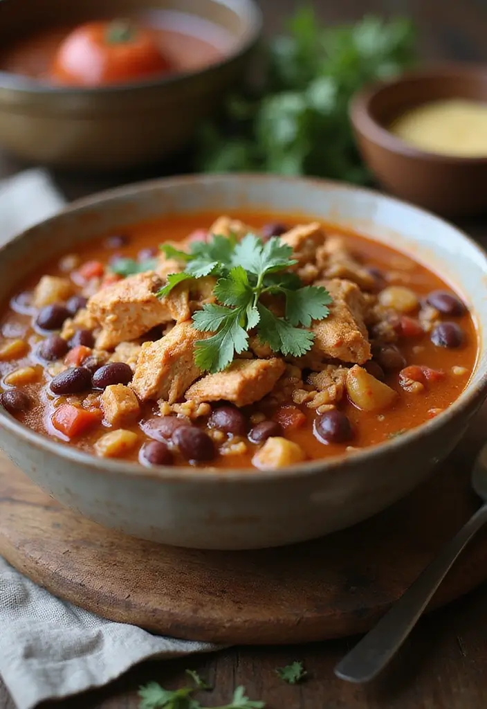 29 Shredded Chicken Breast Recipes That Are Versatile & Juicy - 24. Shredded Chicken Chili
