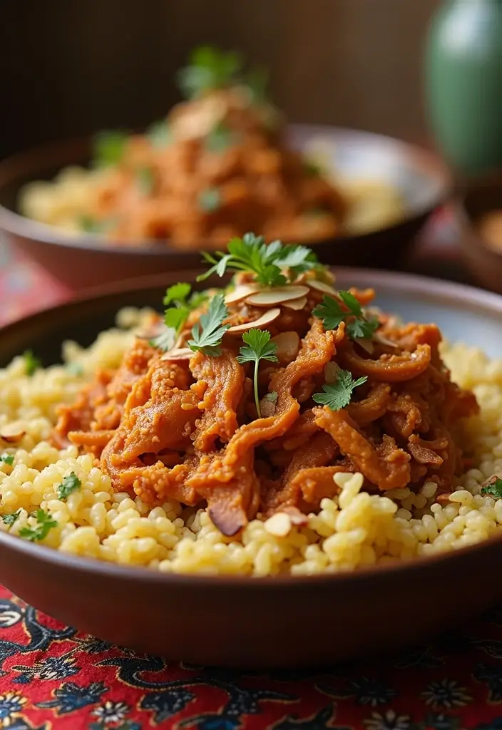 29 Shredded Chicken Breast Recipes That Are Versatile & Juicy - 29. Shredded Chicken Tagine