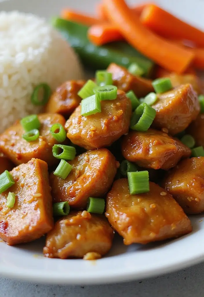 29 Slow Cooker Asian Chicken Recipes That Are Sweet & Savory - 11. Chinese Garlic Chicken