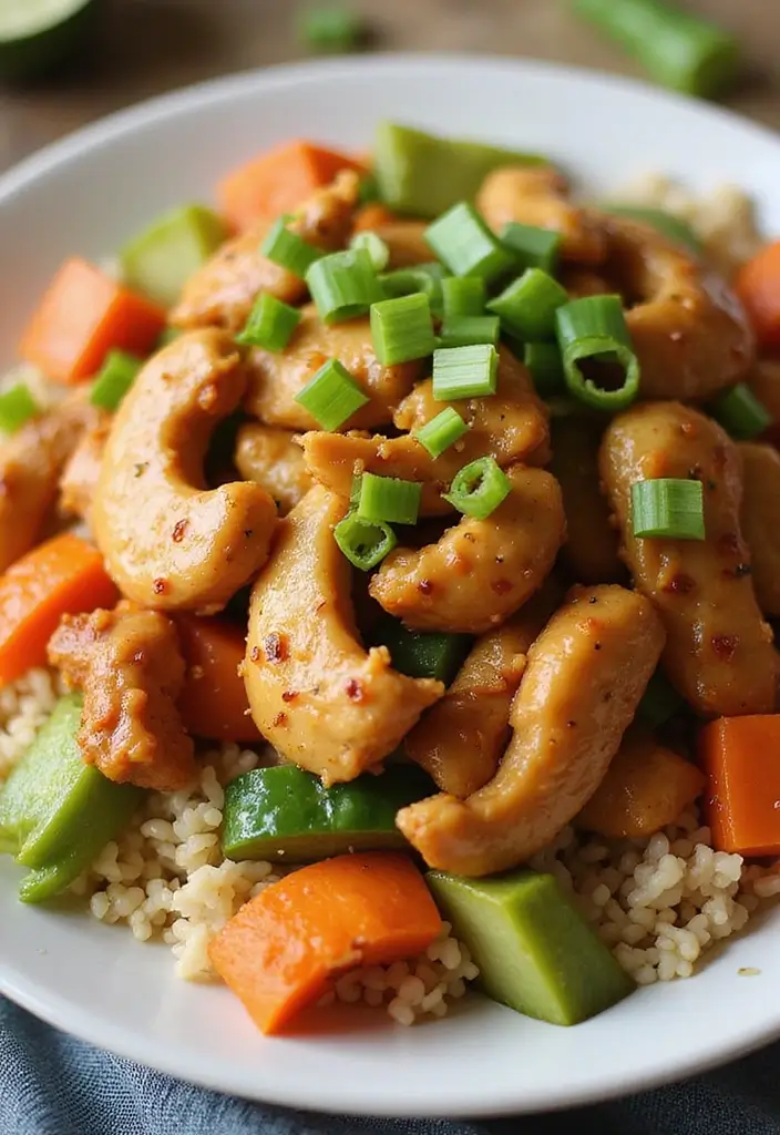 29 Slow Cooker Asian Chicken Recipes That Are Sweet & Savory - 16. Cashew Chicken